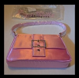 Dolls kill Pink Satin Shoulder Bag